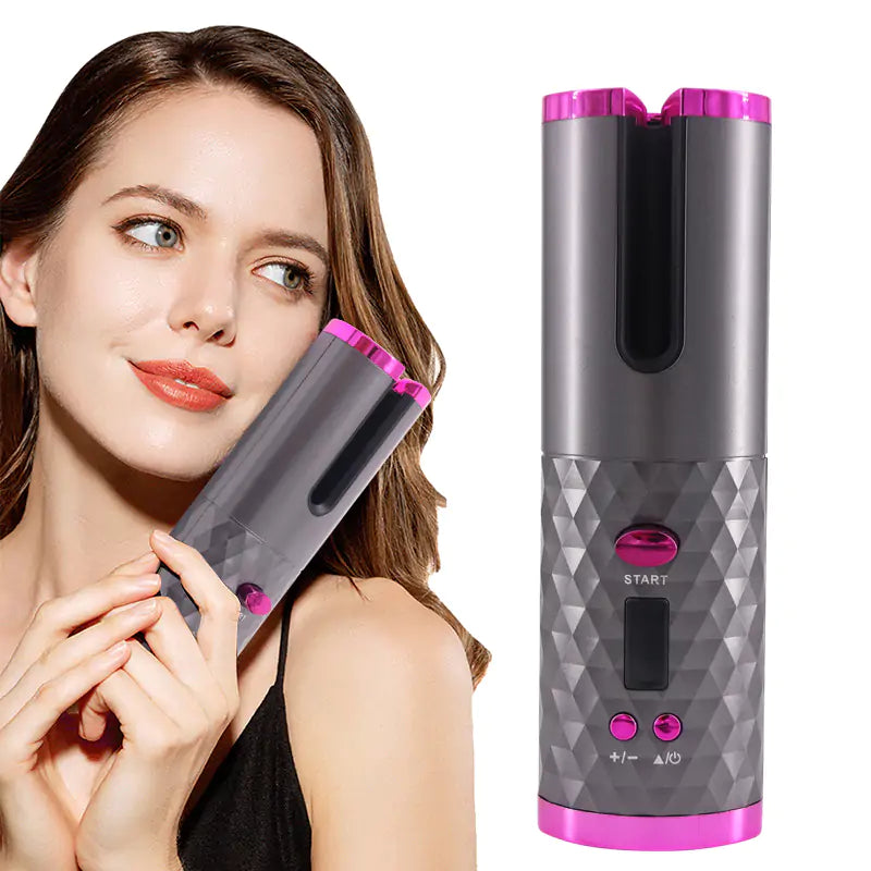 Automatic Cordless Hair Curler / مكواة تجعيد الشعر الأوتوماتيكية اللاسلكية