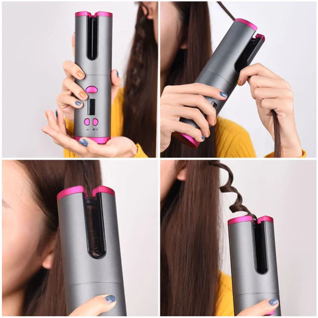 Automatic Cordless Hair Curler / مكواة تجعيد الشعر الأوتوماتيكية اللاسلكية